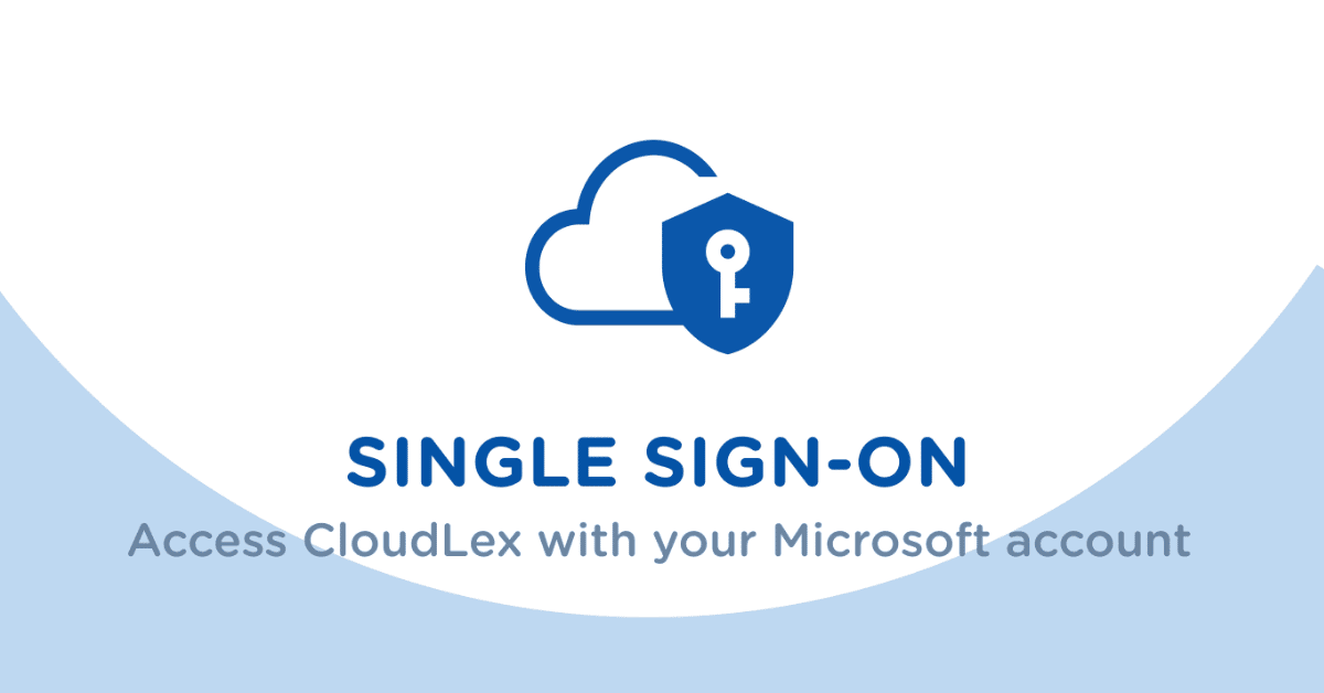CloudLex Single Sign on with Microsoft