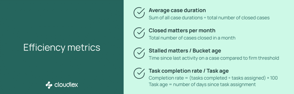Efficiency Metrics for PI firms