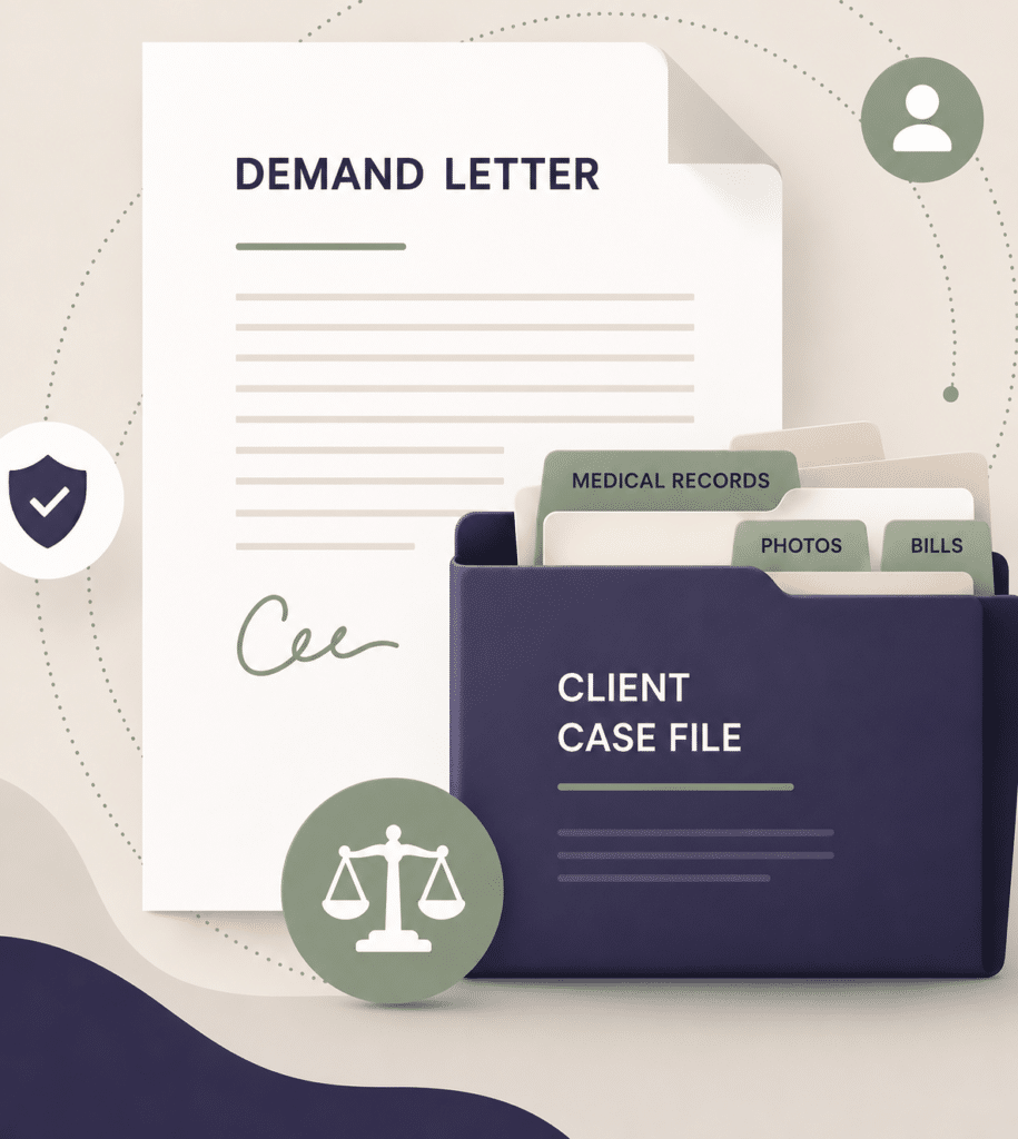 personal injury demand letter cover